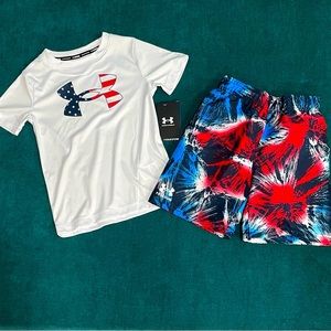 Boys' UA Firework Volley Shorts (size 5/NWT)